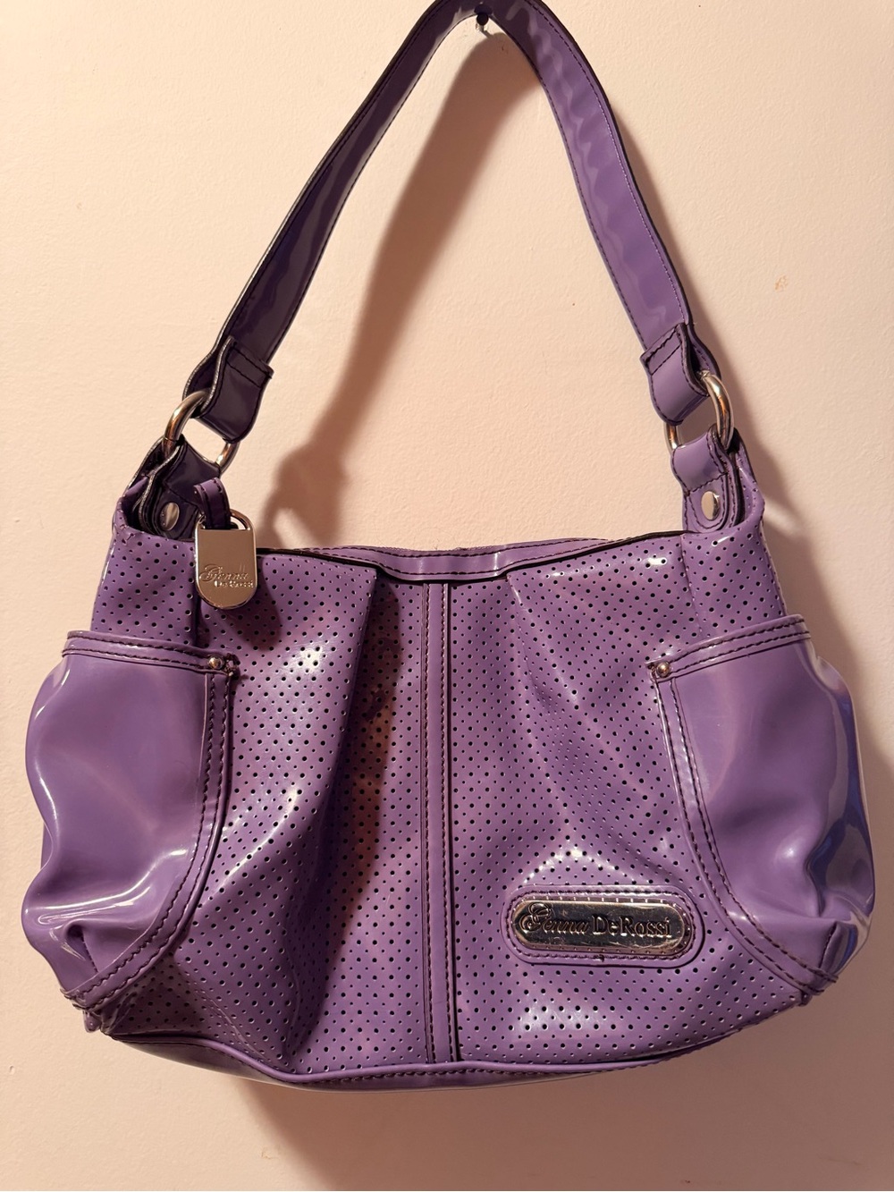Genna De Rossi Purple Shoulder Bag
